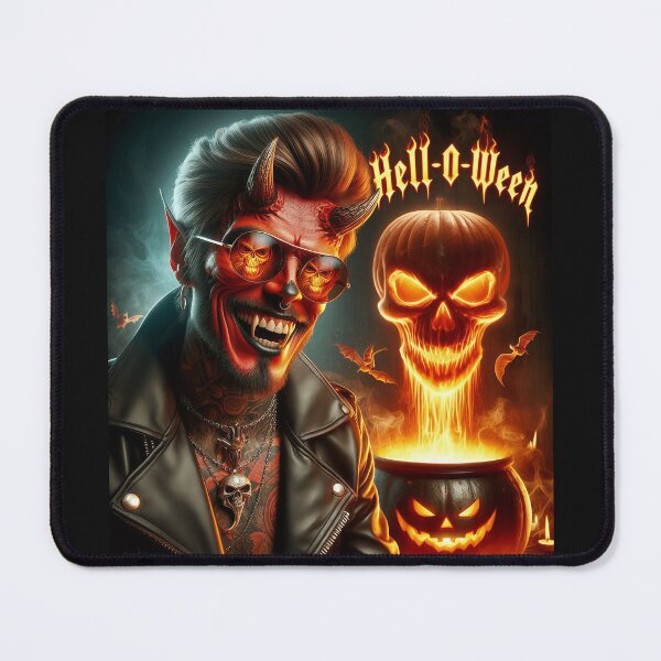 Item preview, Helloween Demon Rock Gothic Blaze designed and sold by Voodoo Store Paranormal Collections.
