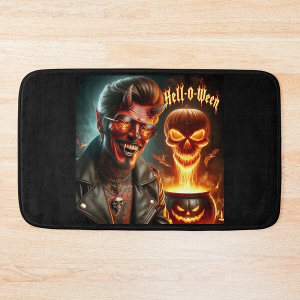 Item preview, Helloween Demon Rock Gothic Blaze designed and sold by Voodoo Store Paranormal Collections.