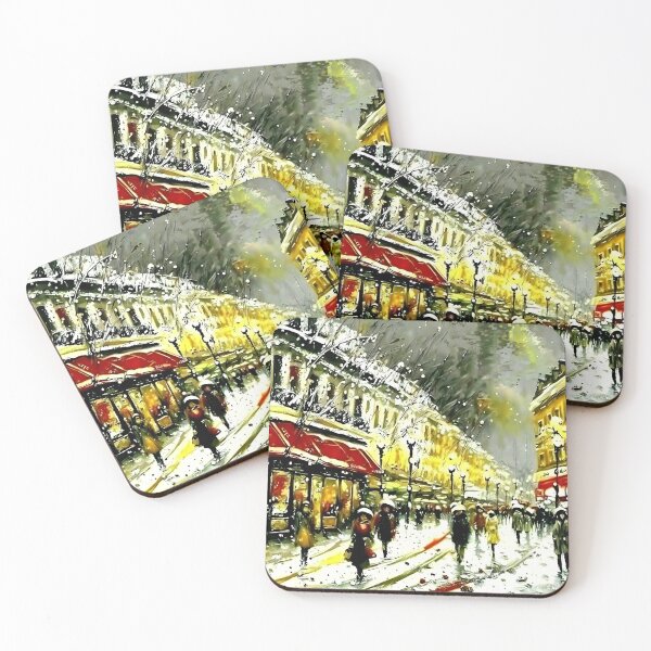 Item preview, Boulevard des Capucines in Paris, a Belle Époque Streetscape (6) designed and sold by artdesignsnow.