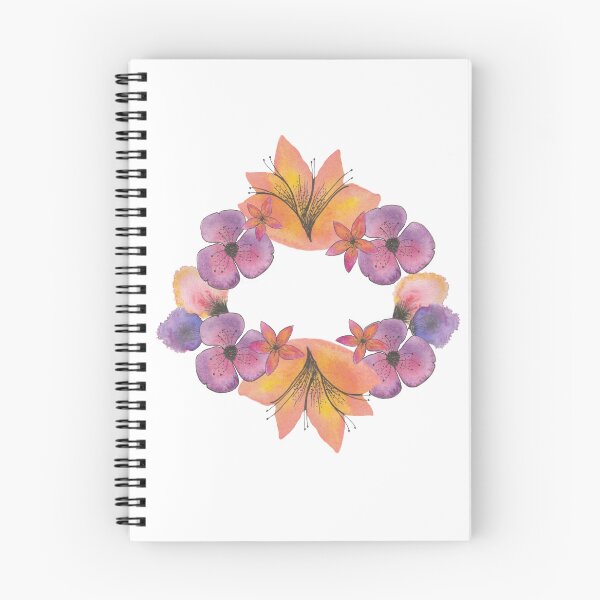 Item preview, Flower wreath in autumn colors designed and sold by AcornDesign.
