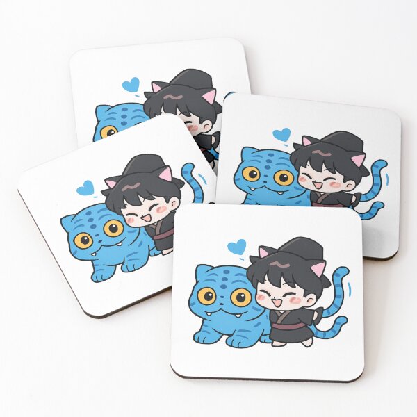 Item preview, Kpop Demon Hunters Jinu Cat Form Hug Scene designed and sold by nighto-0W.