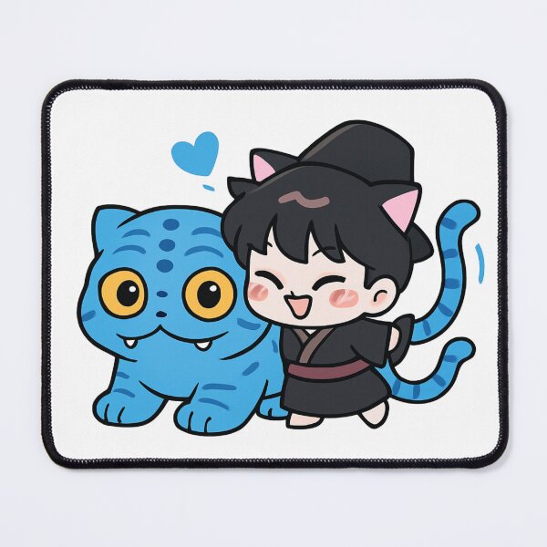 Item preview, Kpop Demon Hunters Jinu Cat Form Hug Scene designed and sold by nighto-0W.