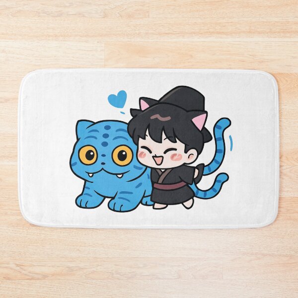 Item preview, Kpop Demon Hunters Jinu Cat Form Hug Scene designed and sold by nighto-0W.