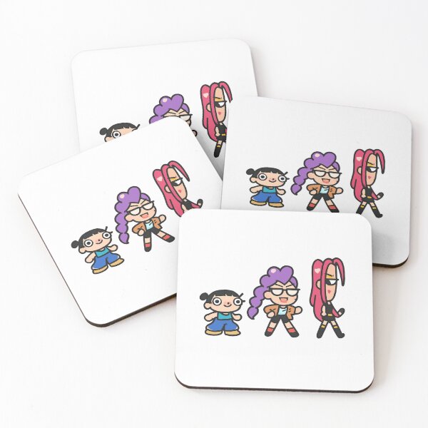 Item preview, Kpop Demon Hunters Retro Chibi Duo Style designed and sold by nighto-0W.