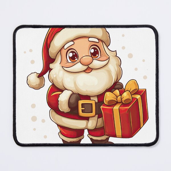 Item preview, Adorable Cute CartoonSanta with a Big Gift, Vector Illustration of a Cute Cartoon Santa Character, Christmas Graphic Featuring Cute Cartoon Santa designed and sold by MamaDong.