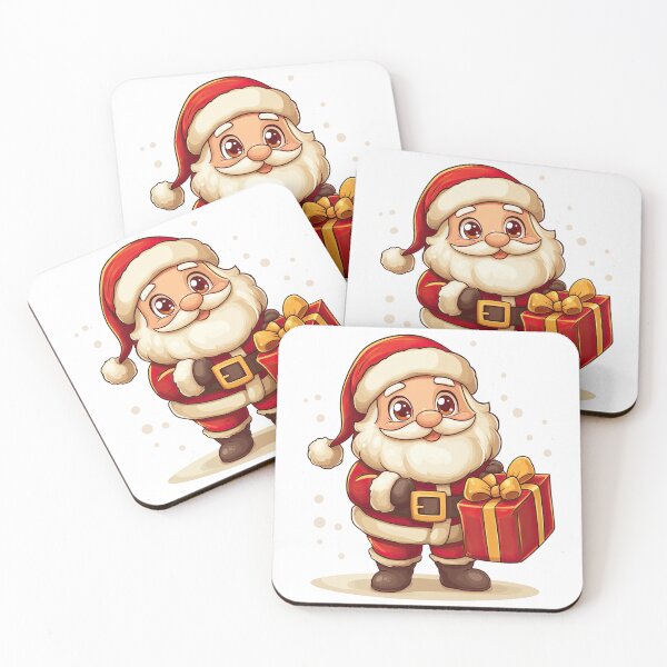 Item preview, Adorable Cute CartoonSanta with a Big Gift, Vector Illustration of a Cute Cartoon Santa Character, Christmas Graphic Featuring Cute Cartoon Santa designed and sold by MamaDong.