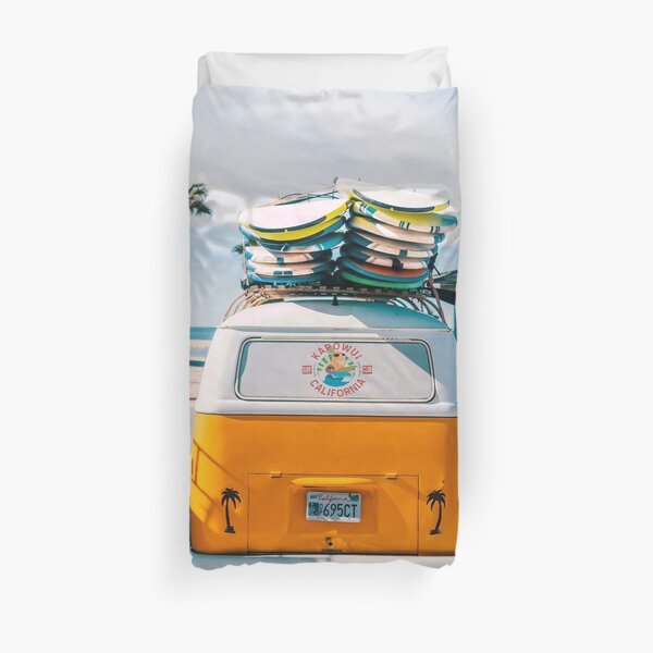 Combi van surf Duvet Cover