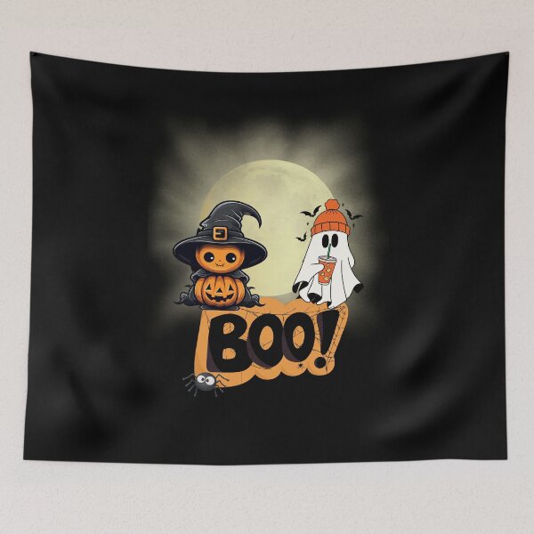Item preview, Funny Boo Halloween Cartoon Design designed and sold by BullBooy.
