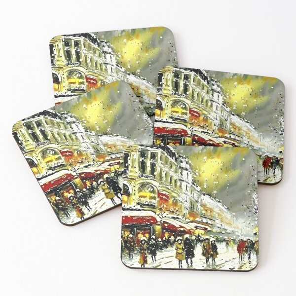 Item preview, Boulevard des Capucines in Paris, a Belle Époque Streetscape (7) designed and sold by artdesignsnow.