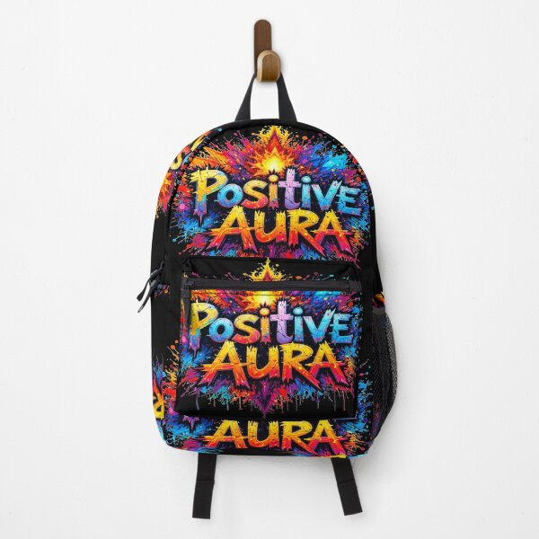 Item preview, Positive Aura Design in inspiring graffiti style designed and sold by Hot4Shirt.