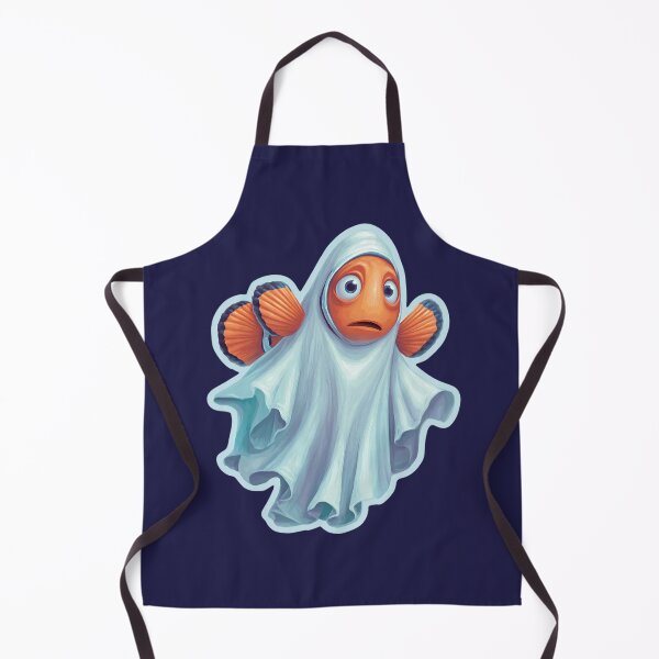 Item preview, Halloween Clownfish – Funny Ghost Cartoon Design designed and sold by Meiersbeste.