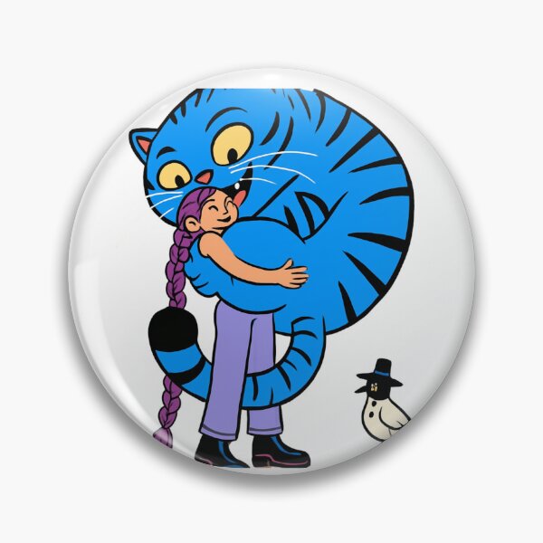 Item preview, Kpop Demon Hunters Rumi Hugging Blue Tiger Spirit designed and sold by nighto-0W.