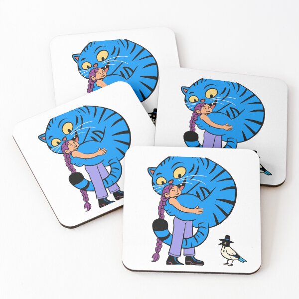 Item preview, Kpop Demon Hunters Rumi Hugging Blue Tiger Spirit designed and sold by nighto-0W.