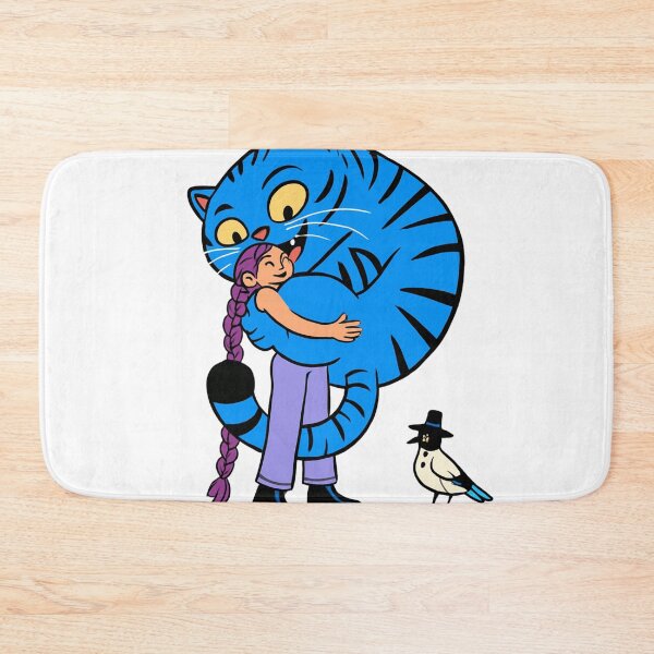 Item preview, Kpop Demon Hunters Rumi Hugging Blue Tiger Spirit designed and sold by nighto-0W.