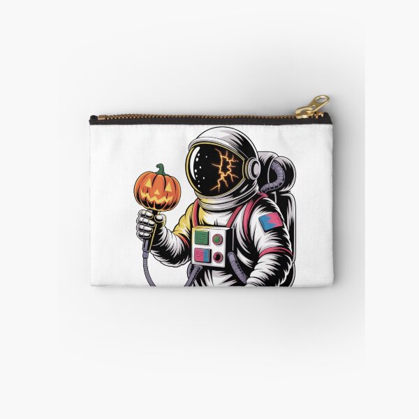 Item preview, Astronaut Rapper Pumpkin Mic – Halloween Neon Hip-Hop Space Design designed and sold by ColorSplash123.