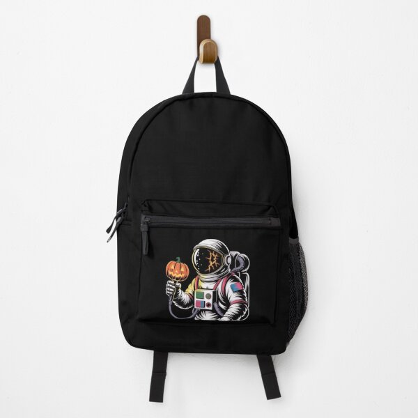 Item preview, Astronaut Rapper Pumpkin Mic – Halloween Neon Hip-Hop Space Design designed and sold by ColorSplash123.