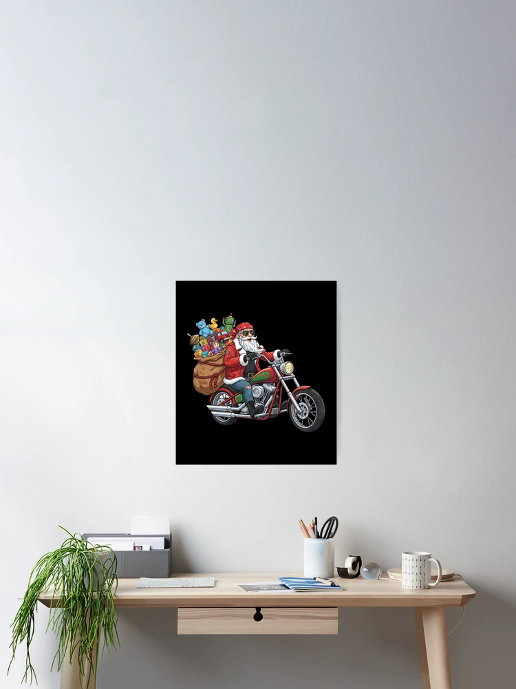 Thumbnail 2 of 3, Poster, Santa Rider designed and sold by KTDesigns321.