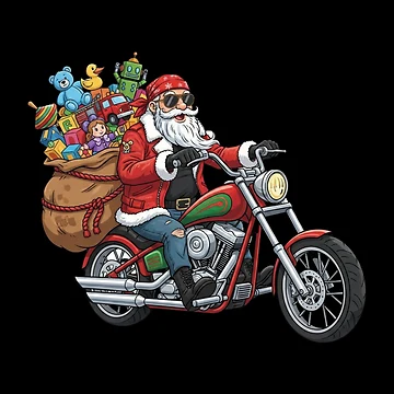 Artwork thumbnail, Santa Rider by KTDesigns321