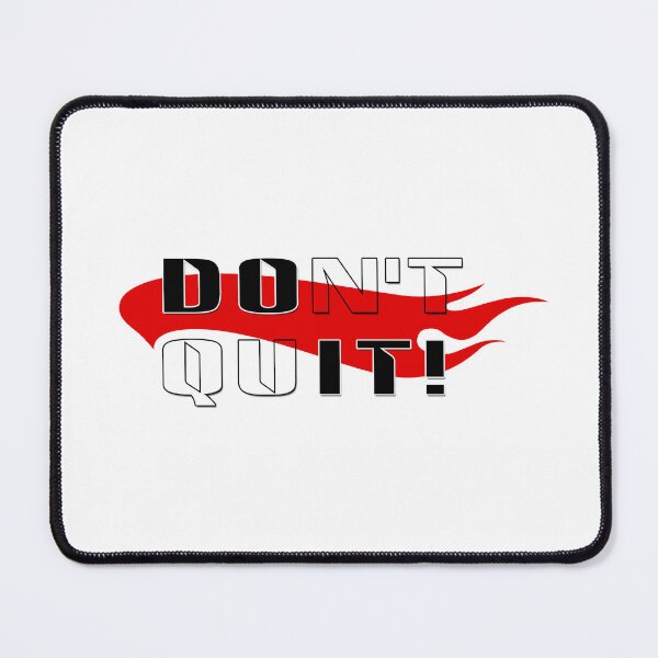 Item preview, Motivational Typography Don’t Quit Do It with Flame Symbol designed and sold by ArtimShop.