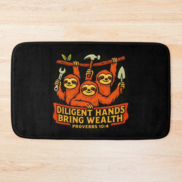 Item preview, Proverbs 10:4 Diligent Hands Bring Wealth designed and sold by plushism.
