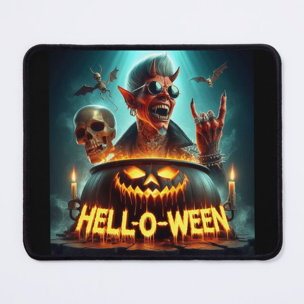 Item preview, Infernal Demon Rock Pumpkin Cauldron designed and sold by Voodoo Store Paranormal Collections.