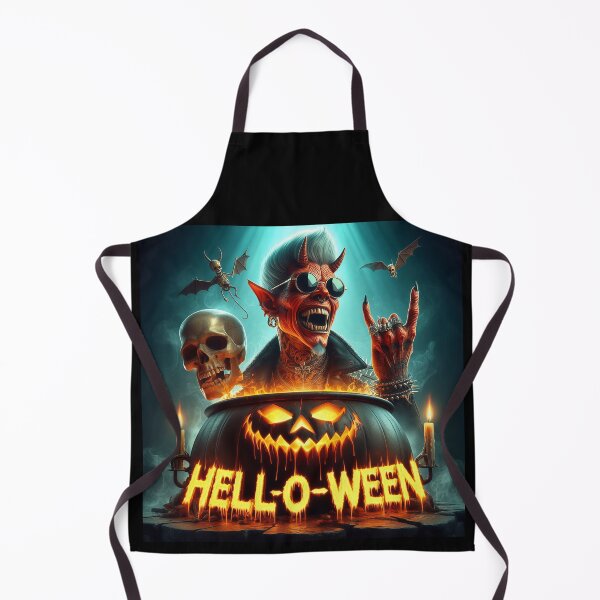 Item preview, Infernal Demon Rock Pumpkin Cauldron designed and sold by Voodoo Store Paranormal Collections.