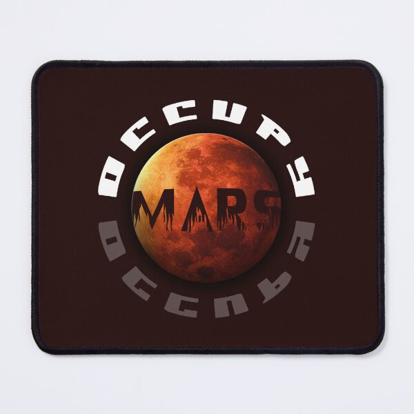 Item preview, Occupy Mars Planet Design with Bold Typography designed and sold by ArtimShop.