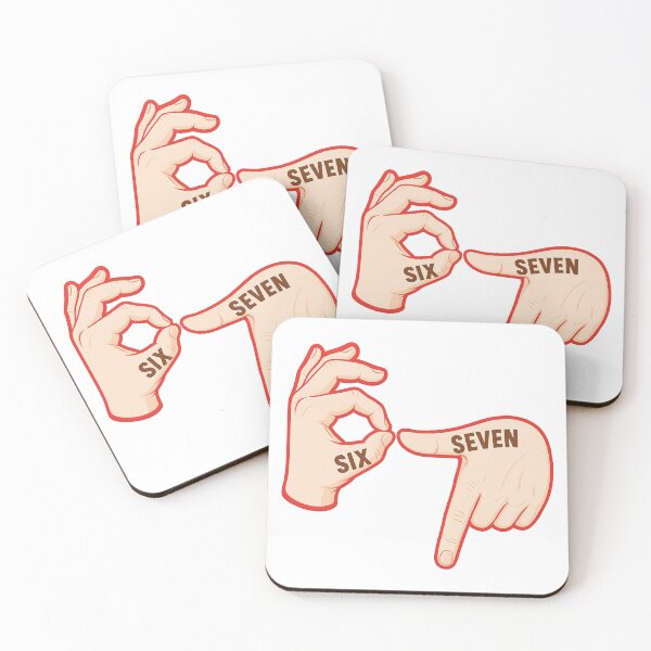 Item preview, Six Seven Hand Sign designed and sold by loupglouglou.