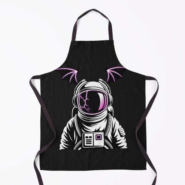 Item preview, Astronaut with Bat Headphones – Halloween Neon Hip-Hop Space Design designed and sold by ColorSplash123.