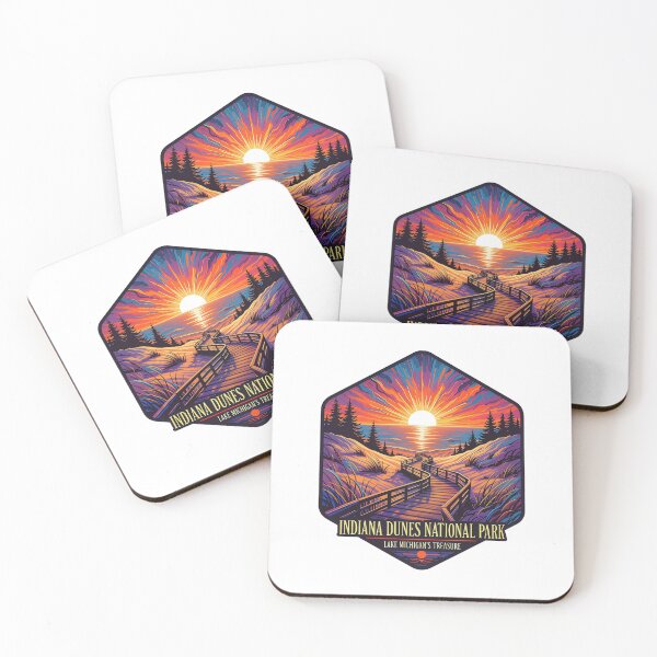 Item preview, Indiana Dunes National Park Lake Michigan Travel Art  designed and sold by LittleArij.