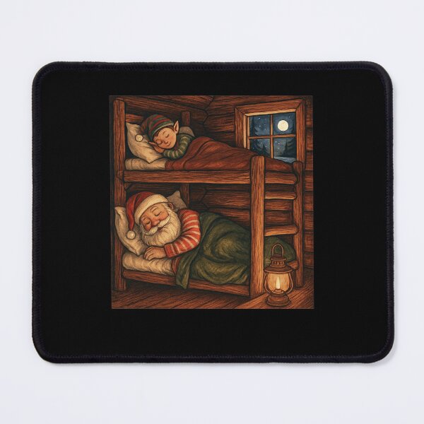Item preview, Christmas Sleeping PJ Sleep Nap Christmas Santa Elf designed and sold by BlueBerry-Pengu.