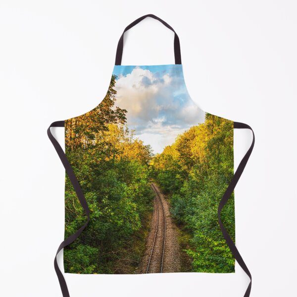 Item preview, Skipton, Airedale Line Railway Path Through Lush Forest designed and sold by Paul Thompson Photography.