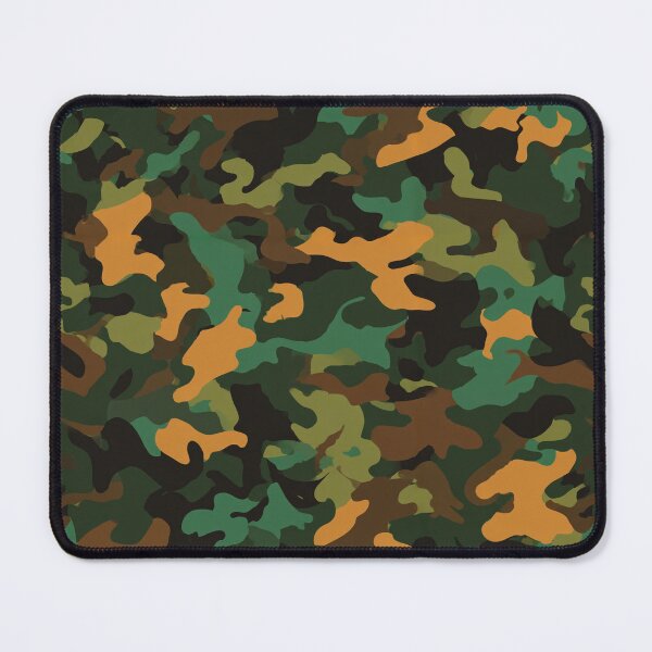 Item preview, Unique Woodland Camo Print For Military Style Fan designed and sold by RoyalStarsPatts.