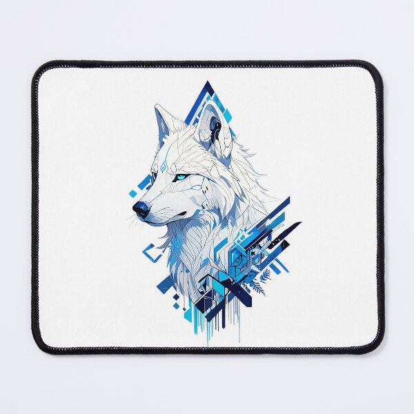 Item preview, Celestial Ice Wolf – Geometric Spirit Animal designed and sold by Dyan4.