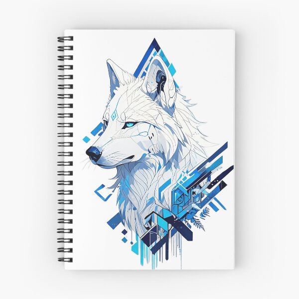 Item preview, Celestial Ice Wolf – Geometric Spirit Animal designed and sold by Dyan4.