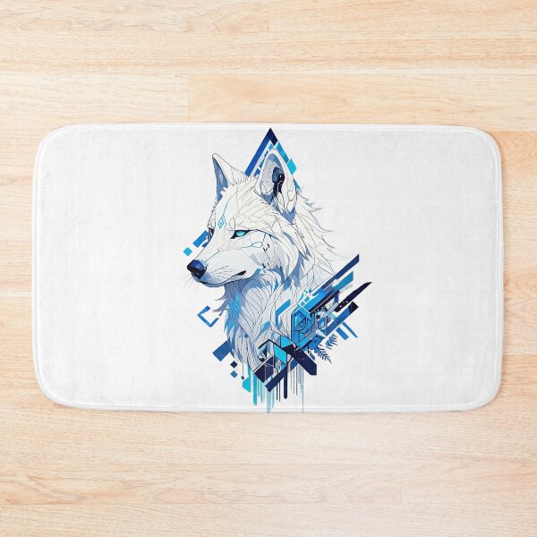 Item preview, Celestial Ice Wolf – Geometric Spirit Animal designed and sold by Dyan4.
