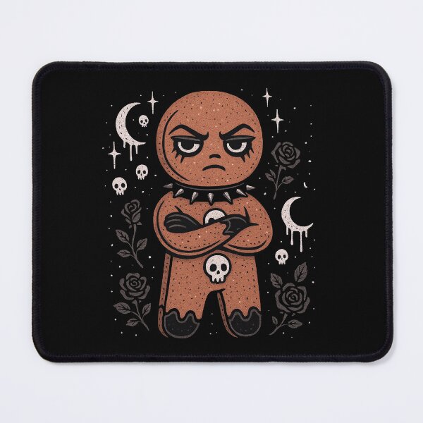 Item preview, Gothic Christmas Goth Gingerbread Man Men Women Kids designed and sold by BlueBerry-Pengu.