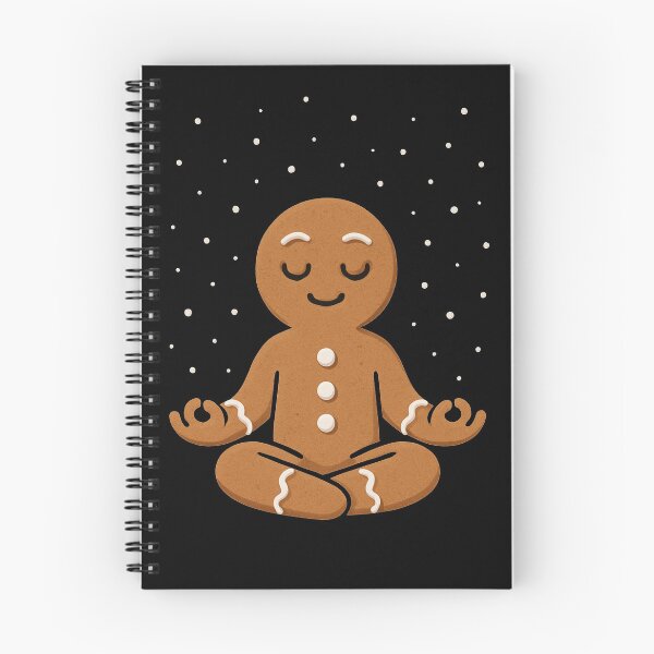 Item preview, Meditating Christmas Zen Meditation Gingerbread Man Women designed and sold by BlueBerry-Pengu.