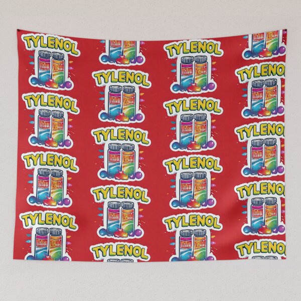 Item preview, Tylenol Sticker – Funny Medicine Parody Art | Pop Culture Humor | Cool Pharmacy Gift for Nurses, Doctors & Patients designed and sold by SassyArtist9006.