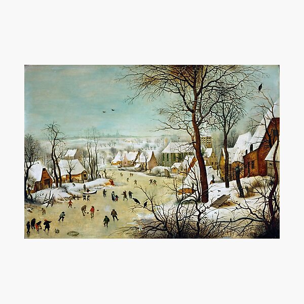 Item preview,  Pieter Bruegel the Elder - Winter Landscape with a Bird Trap designed and sold by themasters.