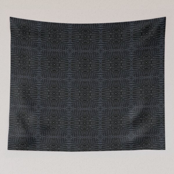 Item preview, Black Leather Look Crochet Patchwork designed and sold by Bloomin' Arty Fashion.