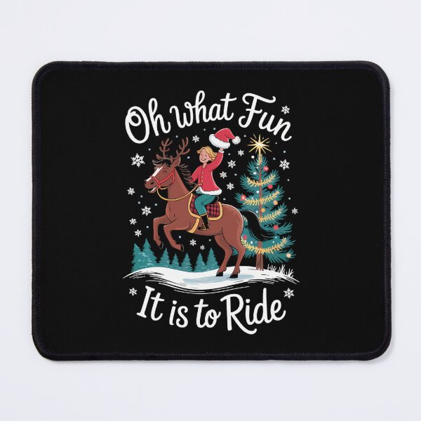 Item preview, Horse Ride Christmas Xmas designed and sold by LunaCrazeArt.