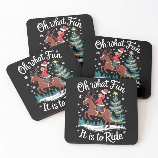 Item preview, Horse Ride Christmas Xmas designed and sold by LunaCrazeArt.