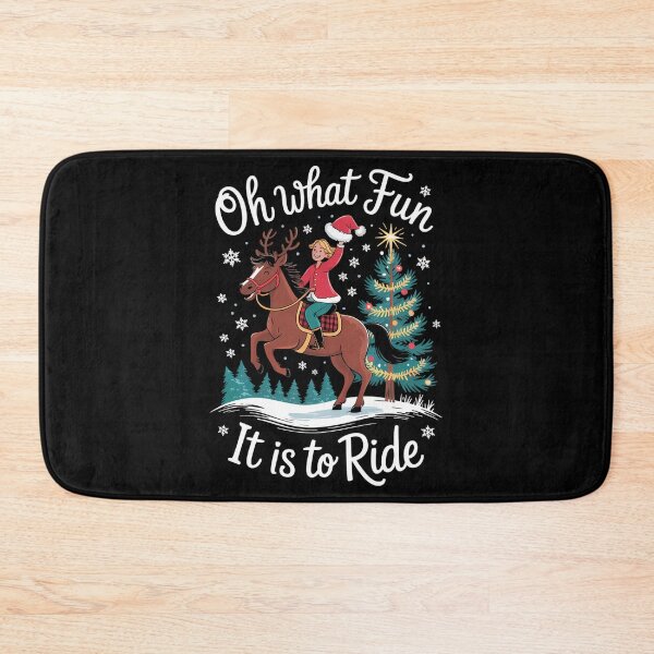Item preview, Horse Ride Christmas Xmas designed and sold by LunaCrazeArt.