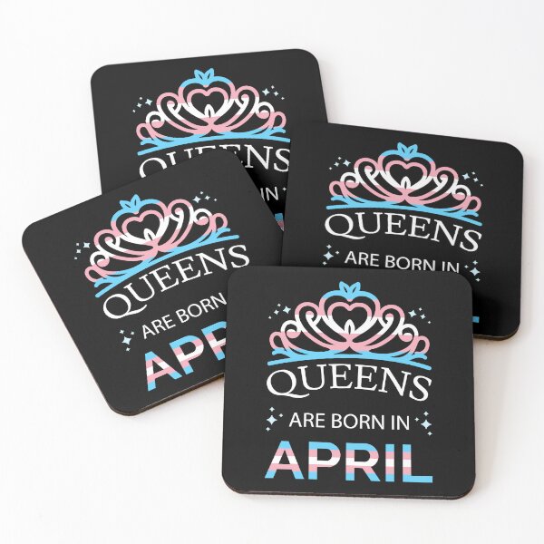 Item preview, Trans Queens Are Born In April I - Pride Flag Colors designed and sold by Lemon Pepper.