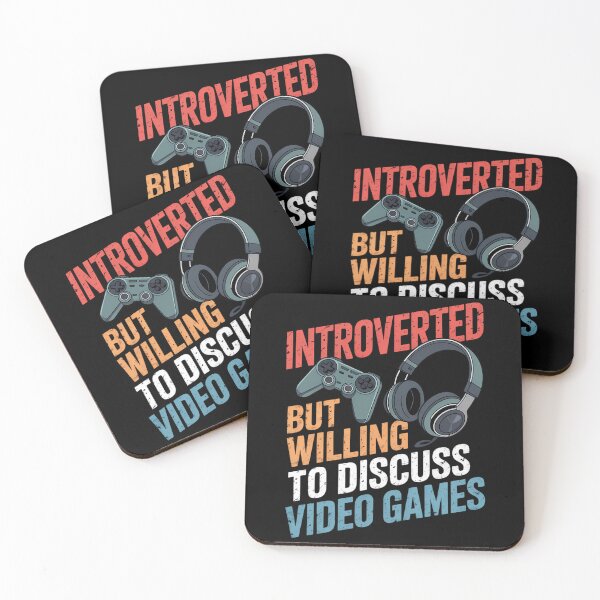 Item preview, Introverted Video Games Gamer designed and sold by LunaCrazeArt.