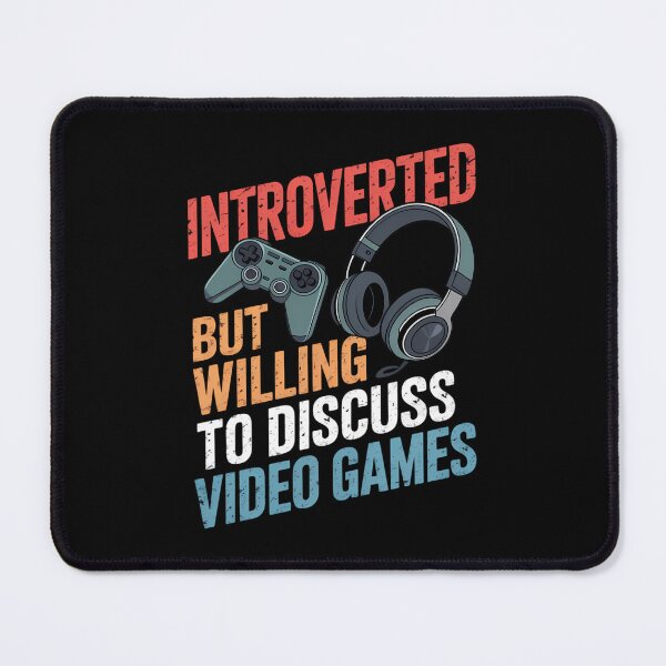 Item preview, Introverted Video Games Gamer designed and sold by LunaCrazeArt.