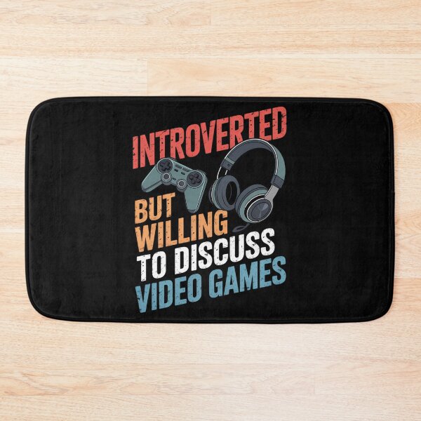 Item preview, Introverted Video Games Gamer designed and sold by LunaCrazeArt.