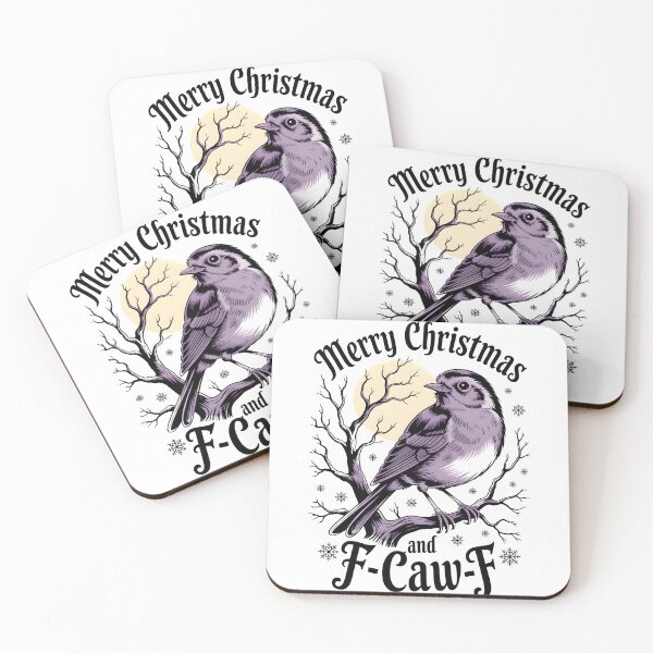 Item preview, Merry Christmas and F-Caw-F Robin designed and sold by Gear Camel.