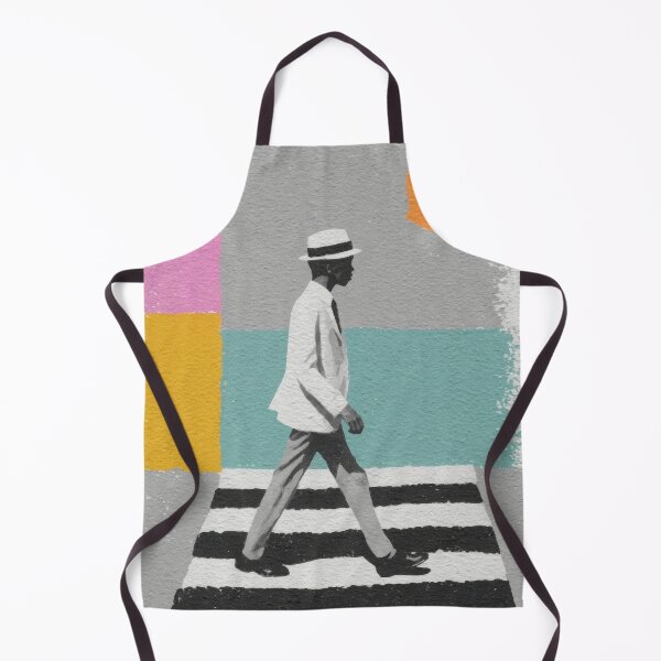 Item preview, Man on Zebra Crossing Collage designed and sold by ArtHouseNiklas.